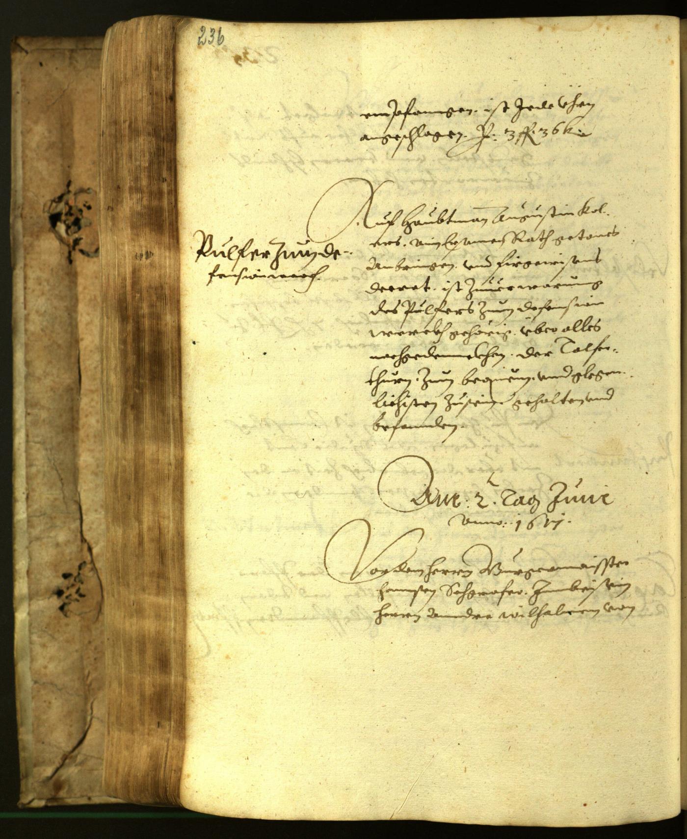 Stadtarchiv Bozen - BOhisto Ratsprotokoll 1617 