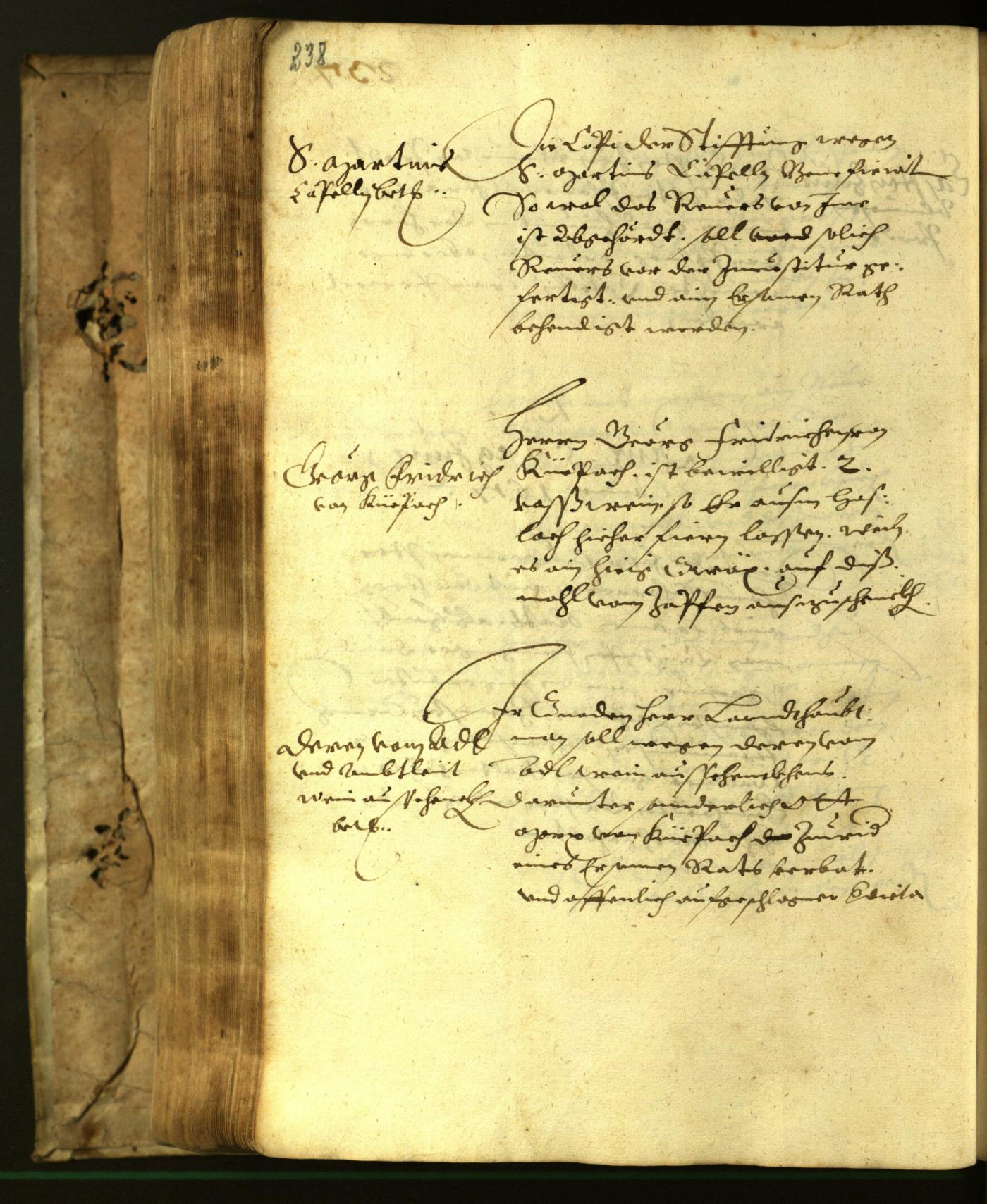 Stadtarchiv Bozen - BOhisto Ratsprotokoll 1617 