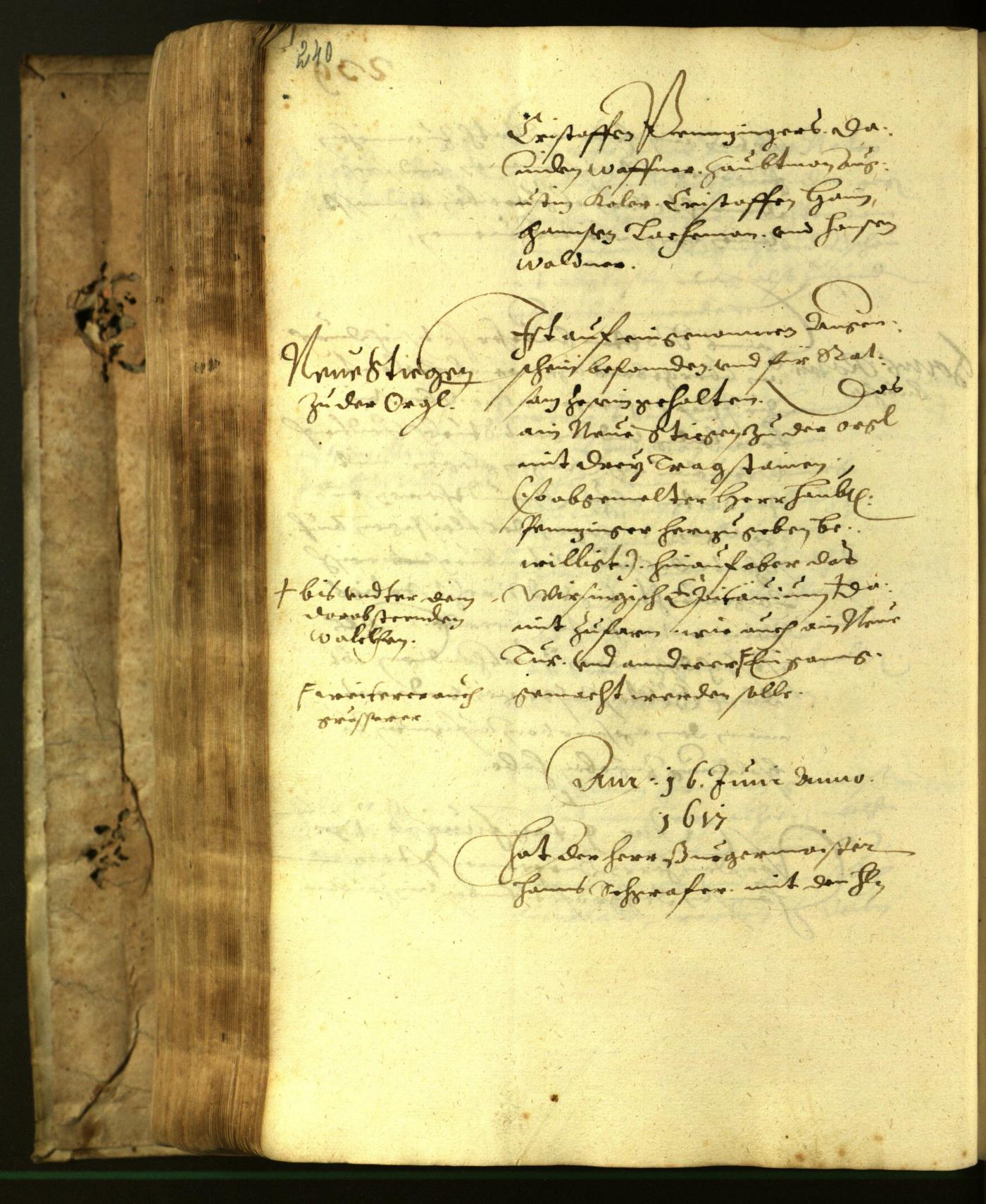 Stadtarchiv Bozen - BOhisto Ratsprotokoll 1617 