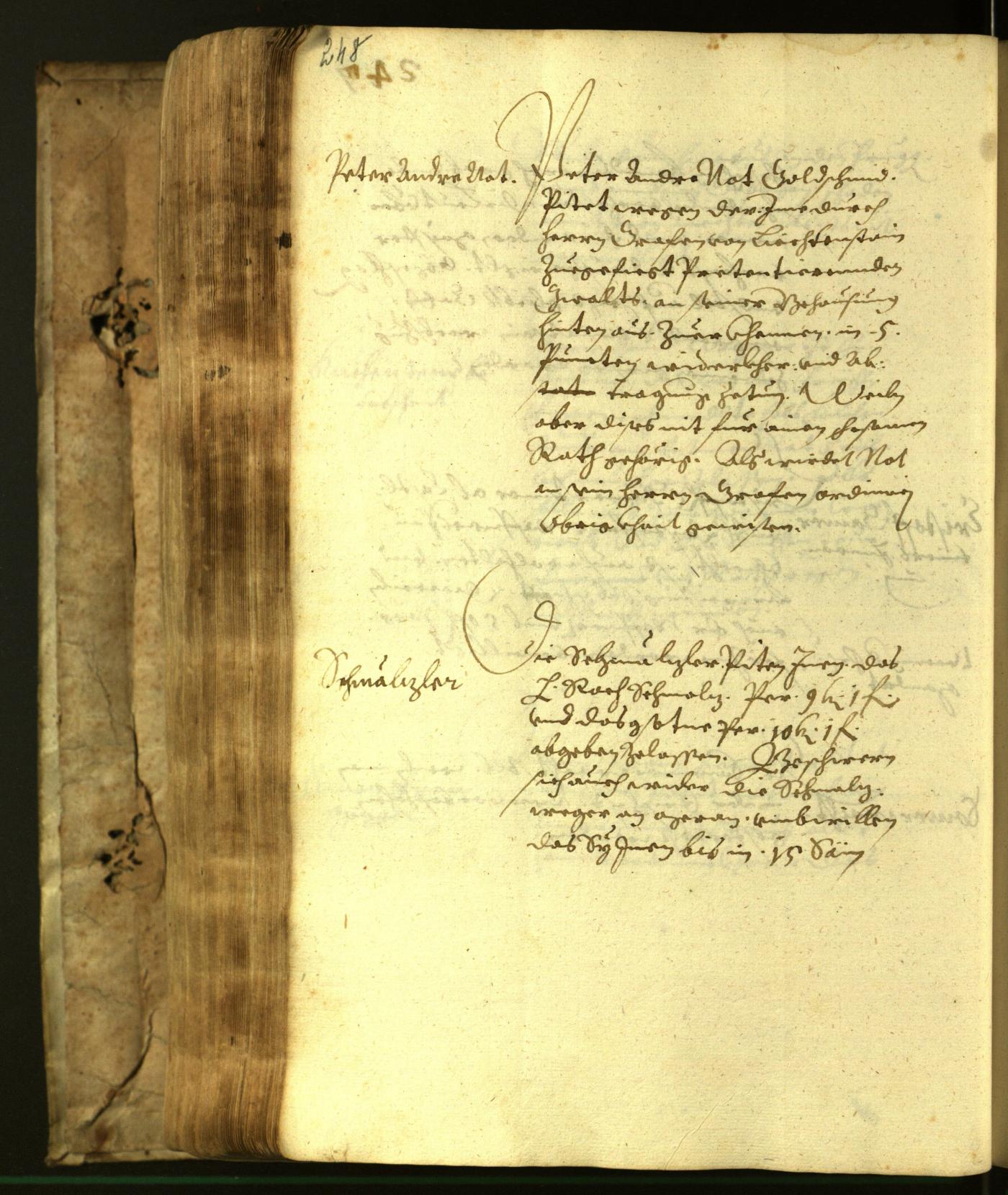 Stadtarchiv Bozen - BOhisto Ratsprotokoll 1617 