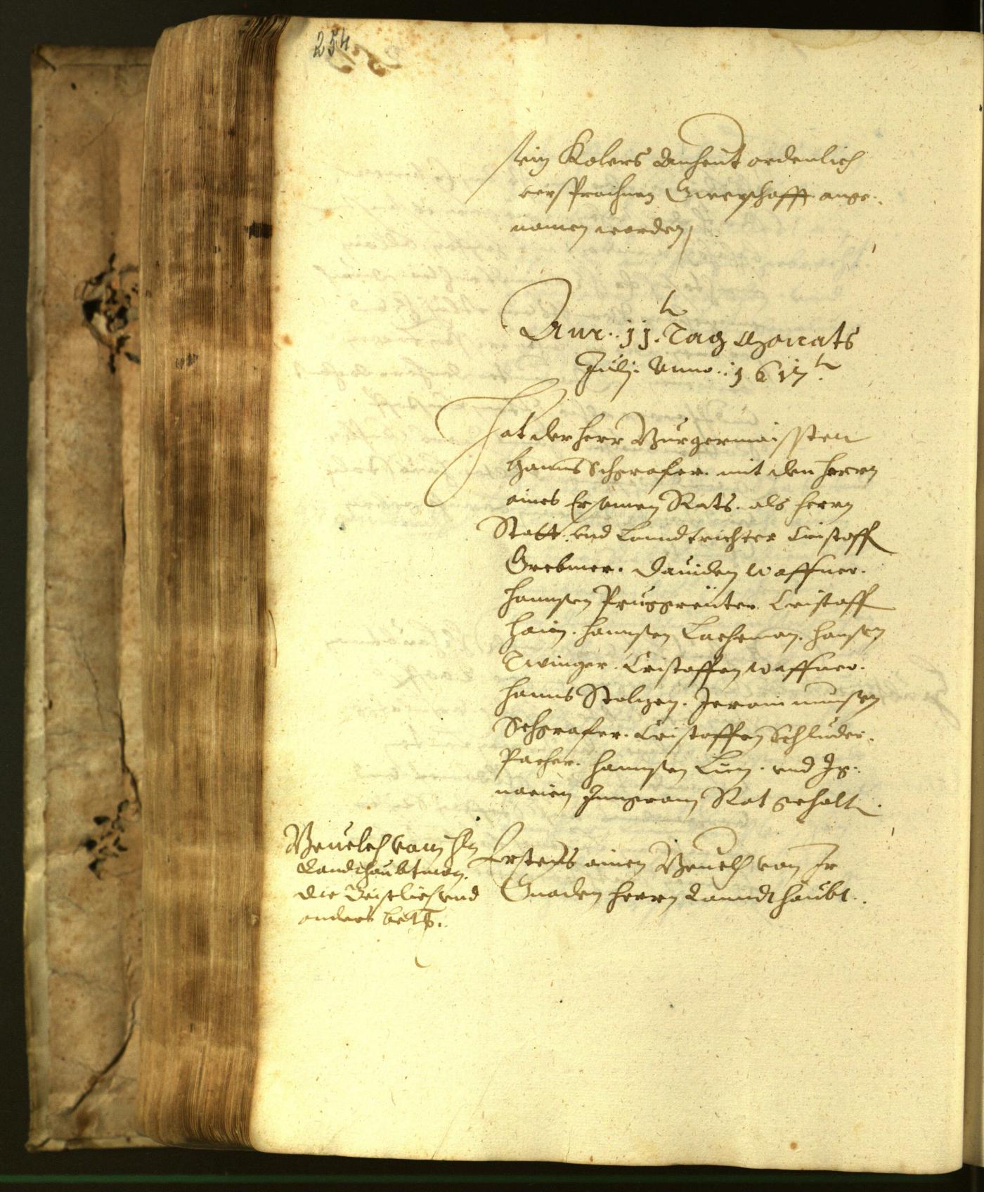 Stadtarchiv Bozen - BOhisto Ratsprotokoll 1617 