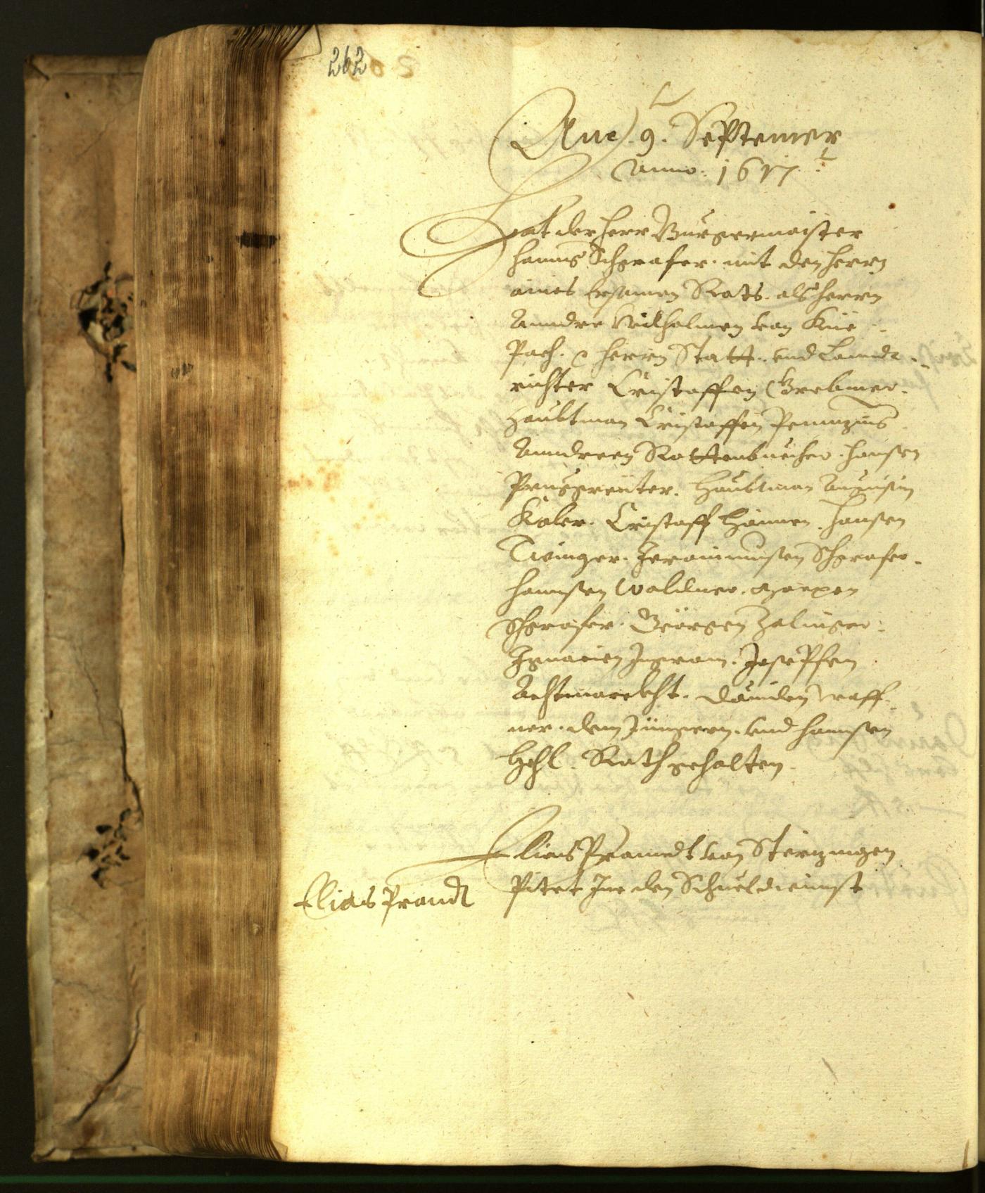 Stadtarchiv Bozen - BOhisto Ratsprotokoll 1617 