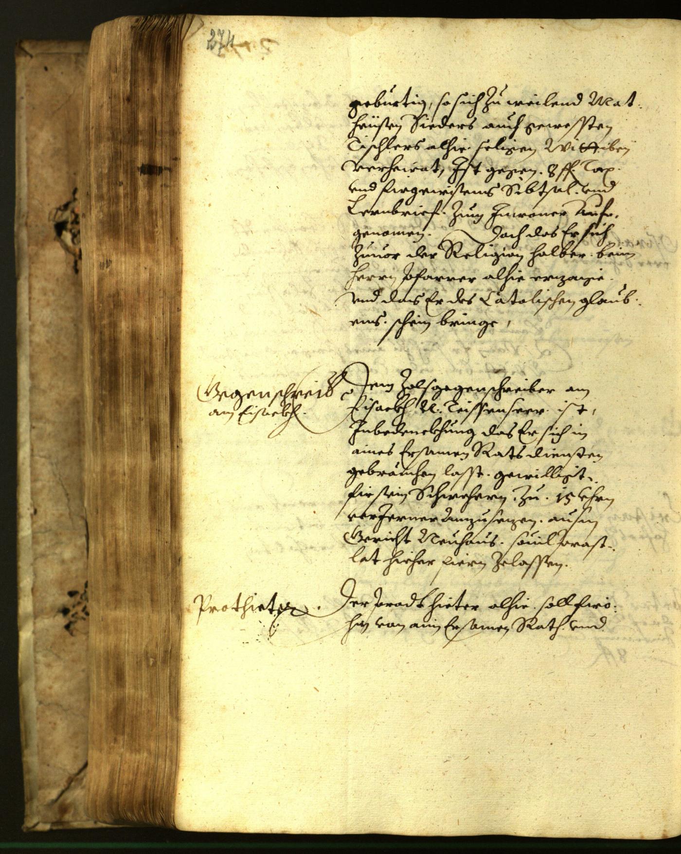 Stadtarchiv Bozen - BOhisto Ratsprotokoll 1617 