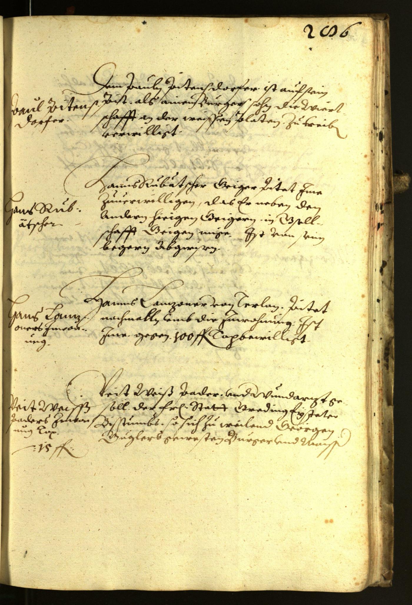 Stadtarchiv Bozen - BOhisto Ratsprotokoll 1617 