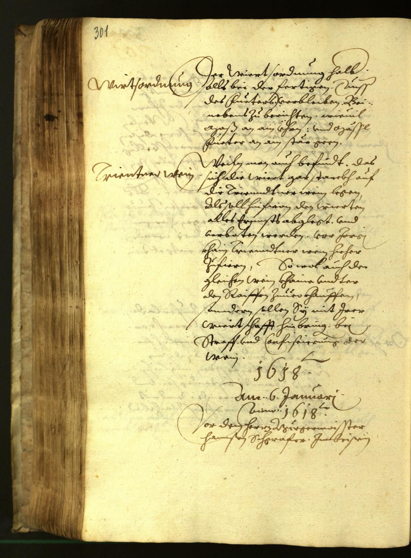 Stadtarchiv Bozen - BOhisto Ratsprotokoll 1617 