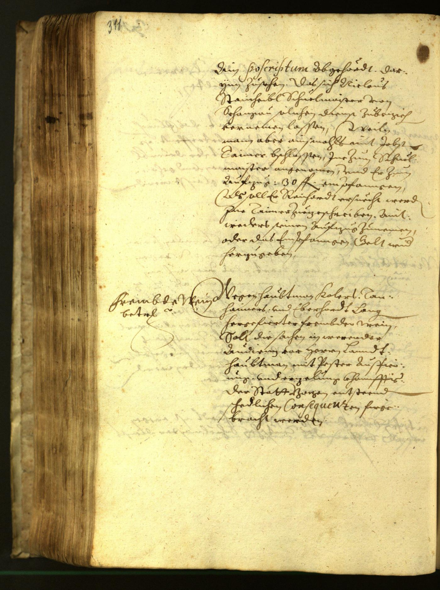 Stadtarchiv Bozen - BOhisto Ratsprotokoll 1617 