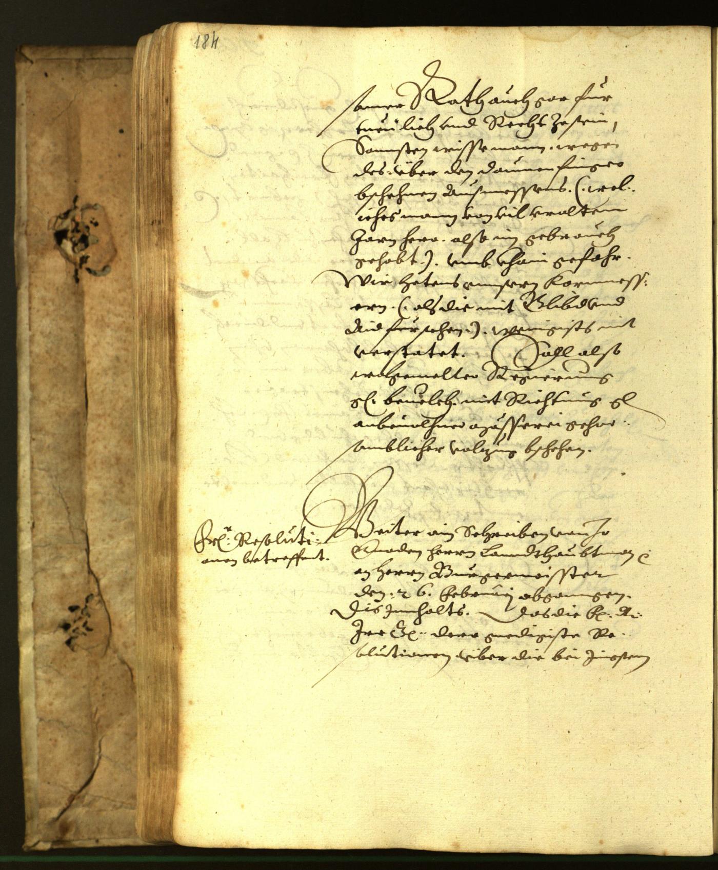 Stadtarchiv Bozen - BOhisto Ratsprotokoll 1617 