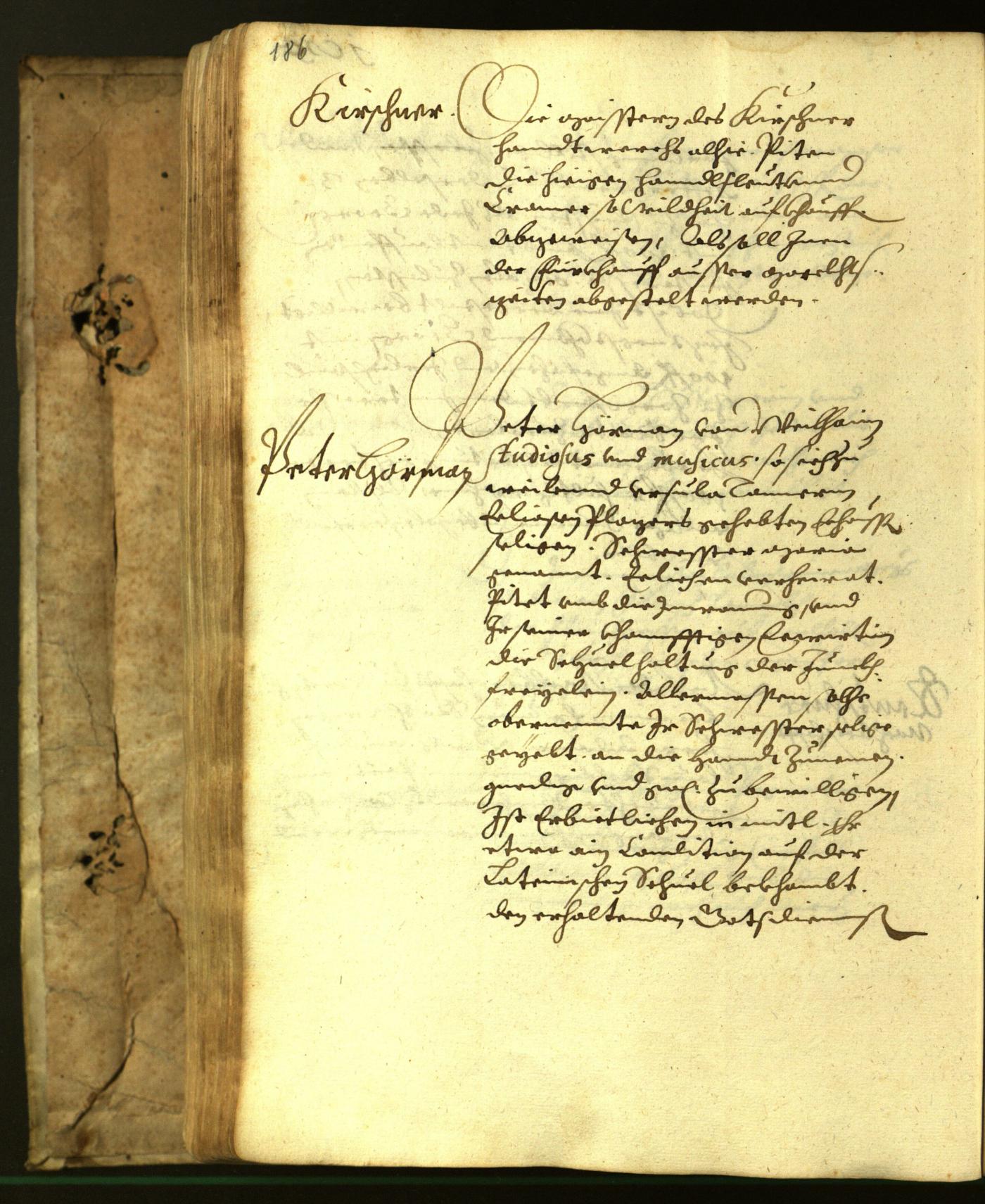 Stadtarchiv Bozen - BOhisto Ratsprotokoll 1617 