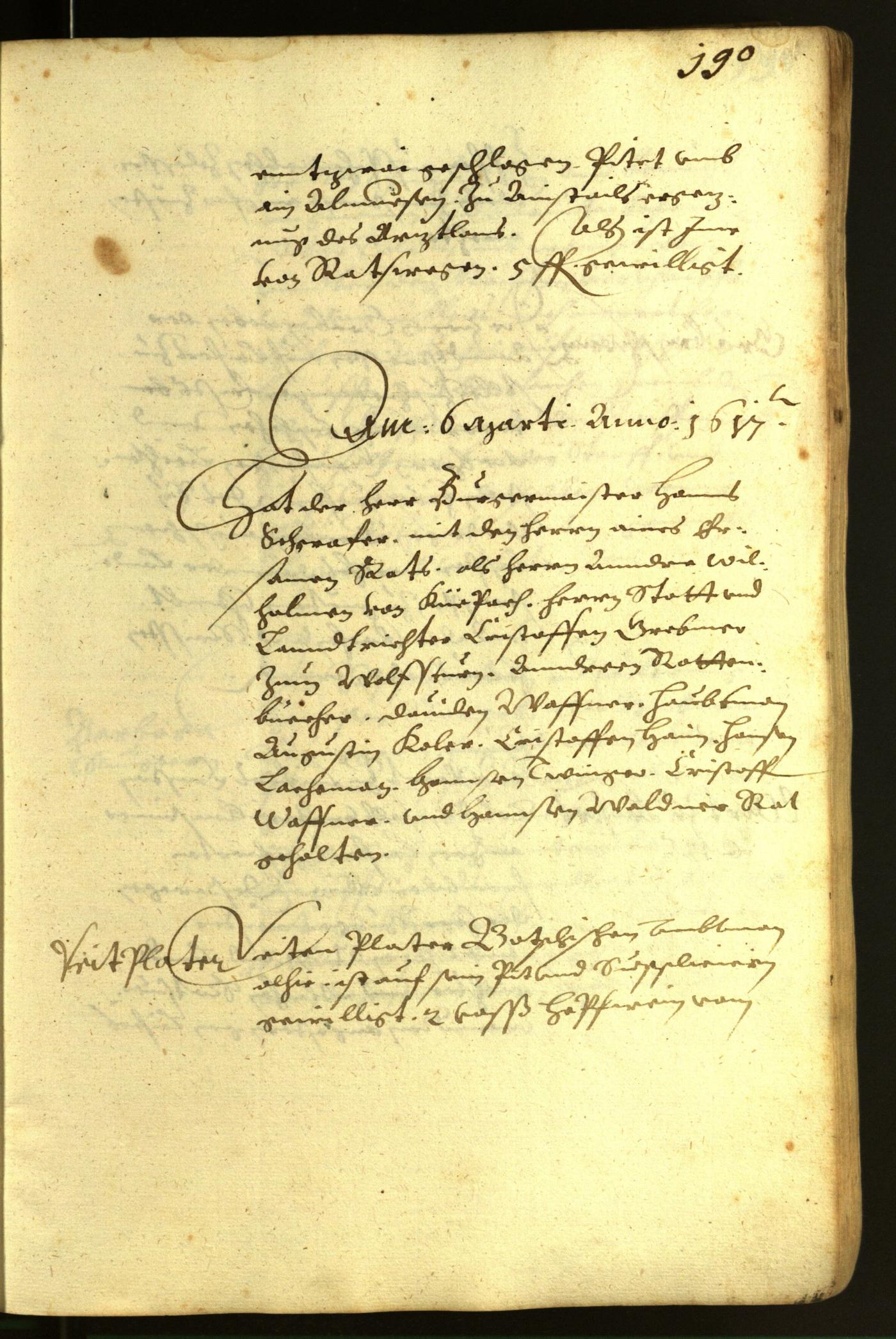 Civic Archives of Bozen-Bolzano - BOhisto Minutes of the council 1617 