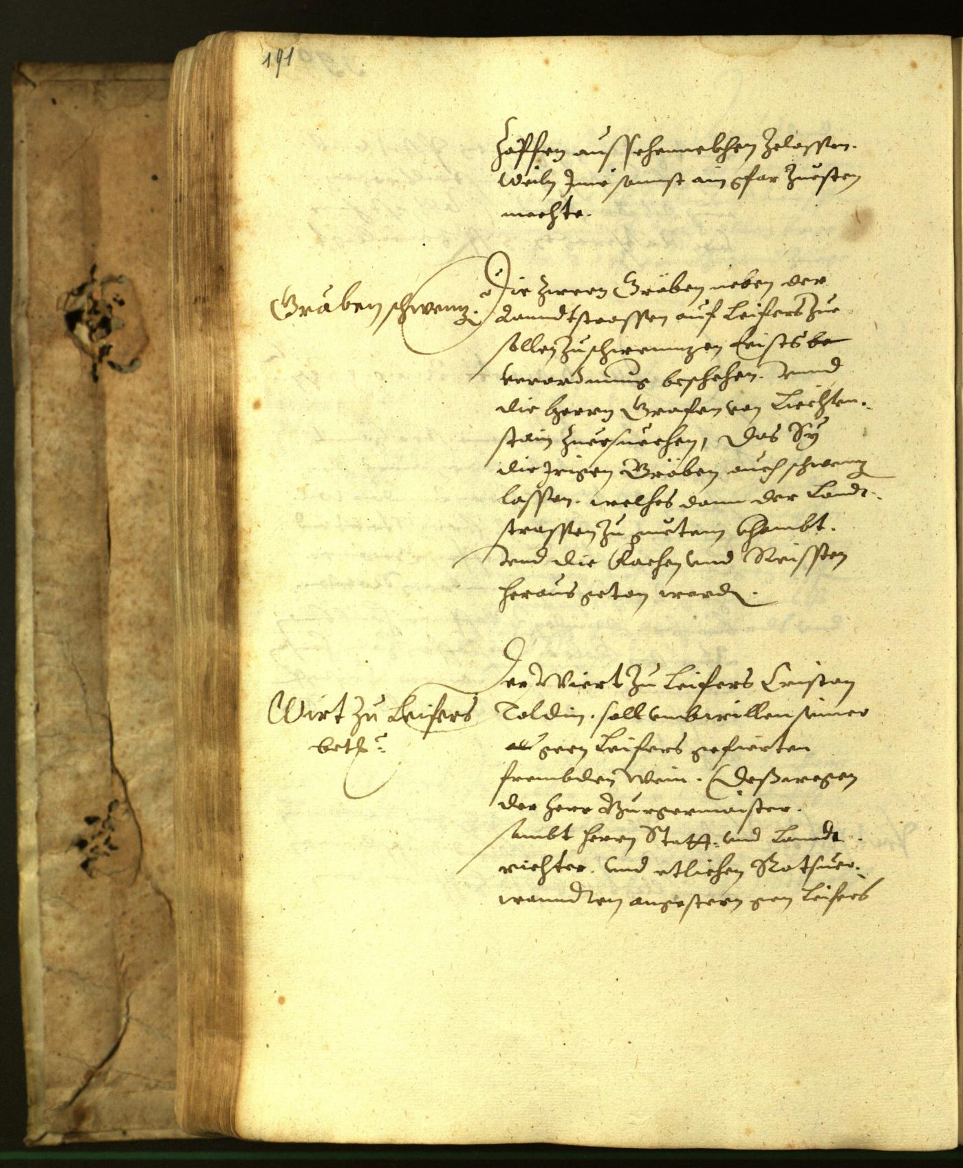 Stadtarchiv Bozen - BOhisto Ratsprotokoll 1617 