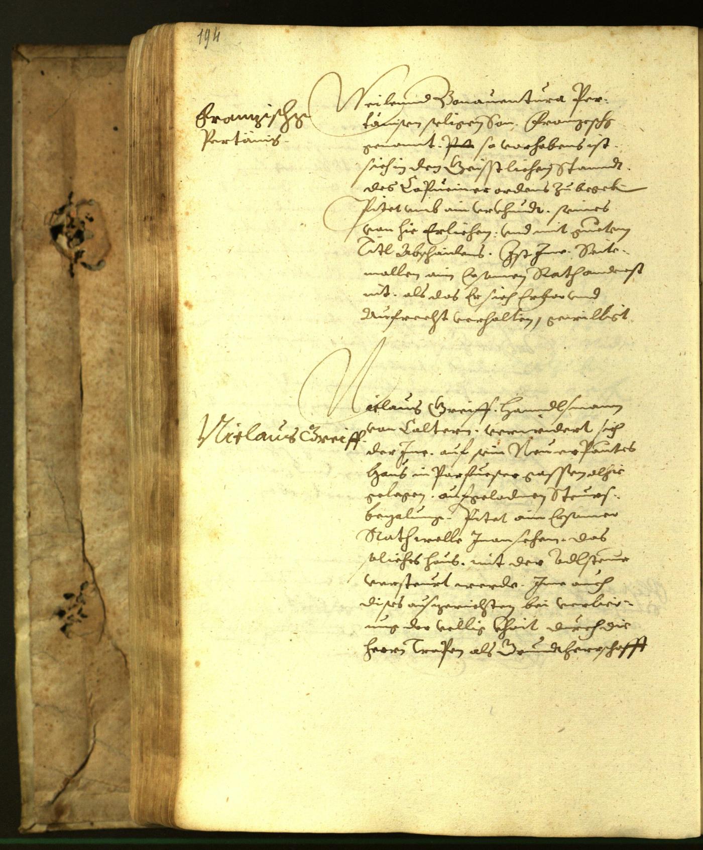 Stadtarchiv Bozen - BOhisto Ratsprotokoll 1617 