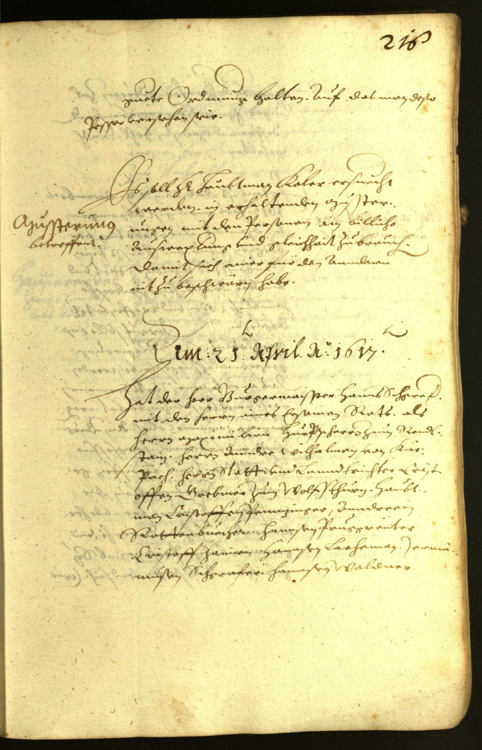 Civic Archives of Bozen-Bolzano - BOhisto Minutes of the council 1617 