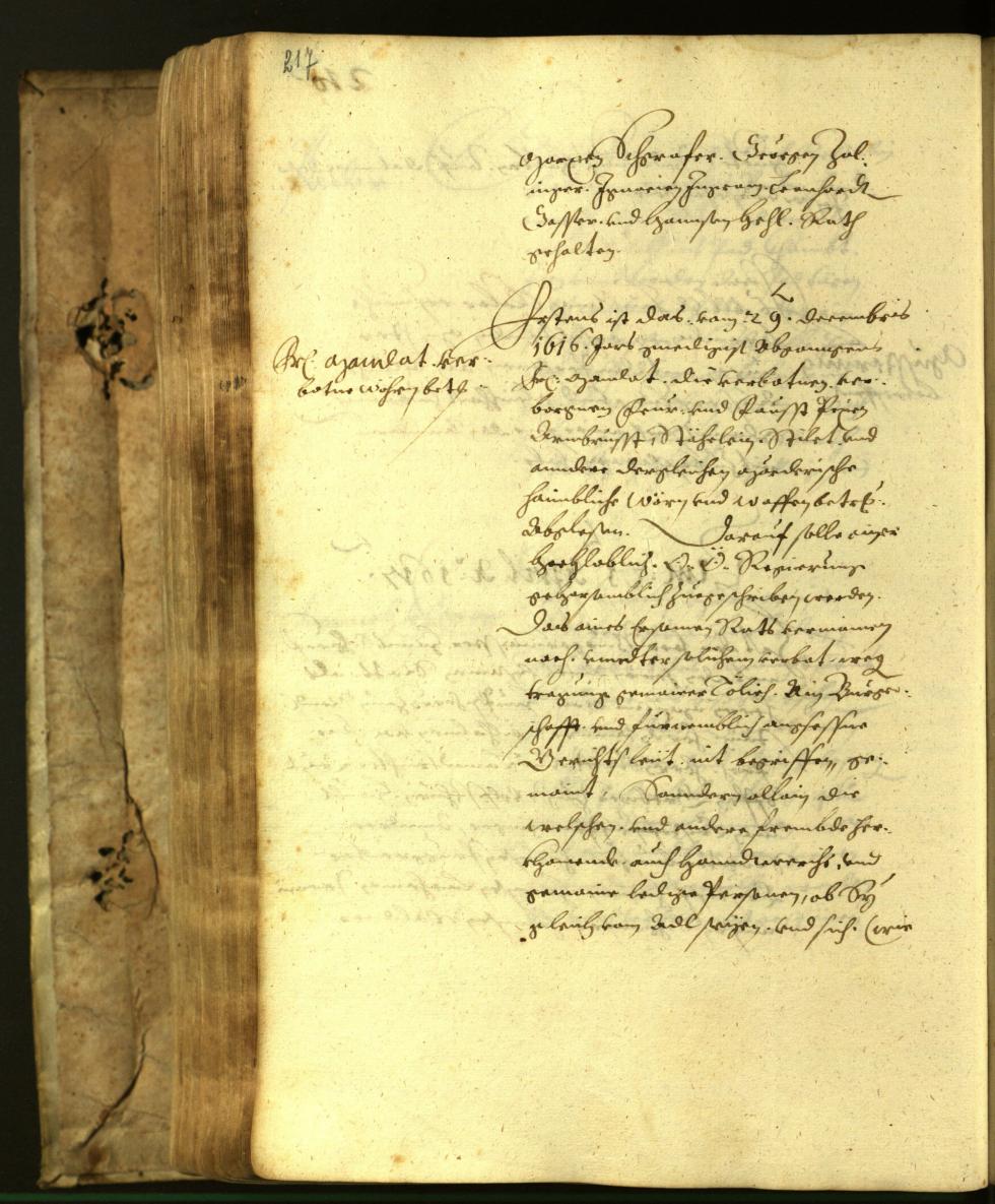 Civic Archives of Bozen-Bolzano - BOhisto Minutes of the council 1617 