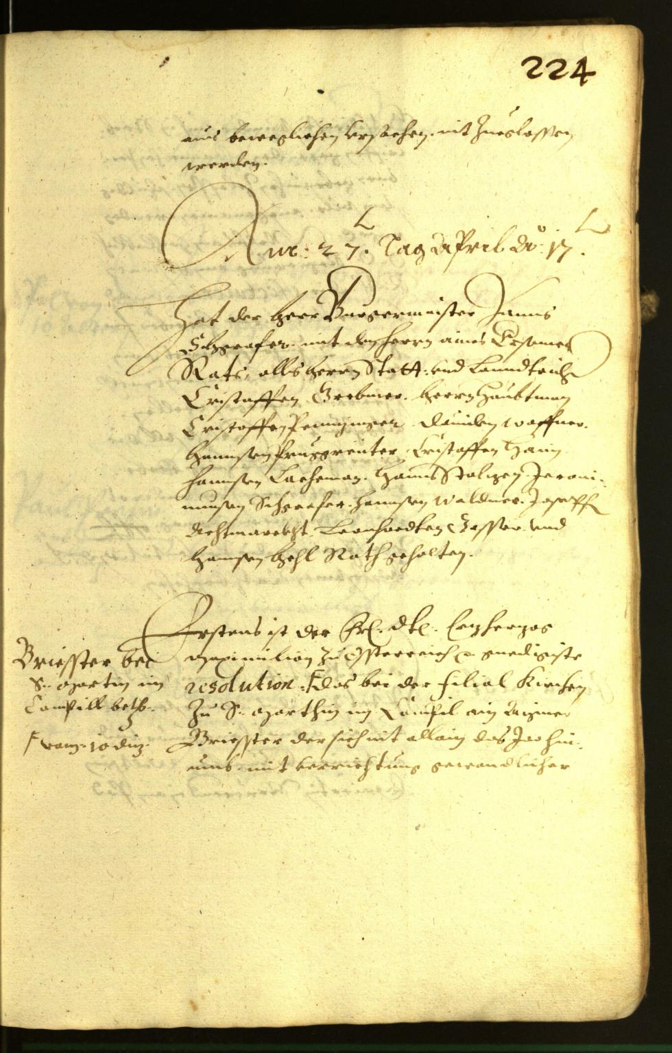 Archivio Storico della Città di Bolzano - BOhisto protocollo consiliare 1617 