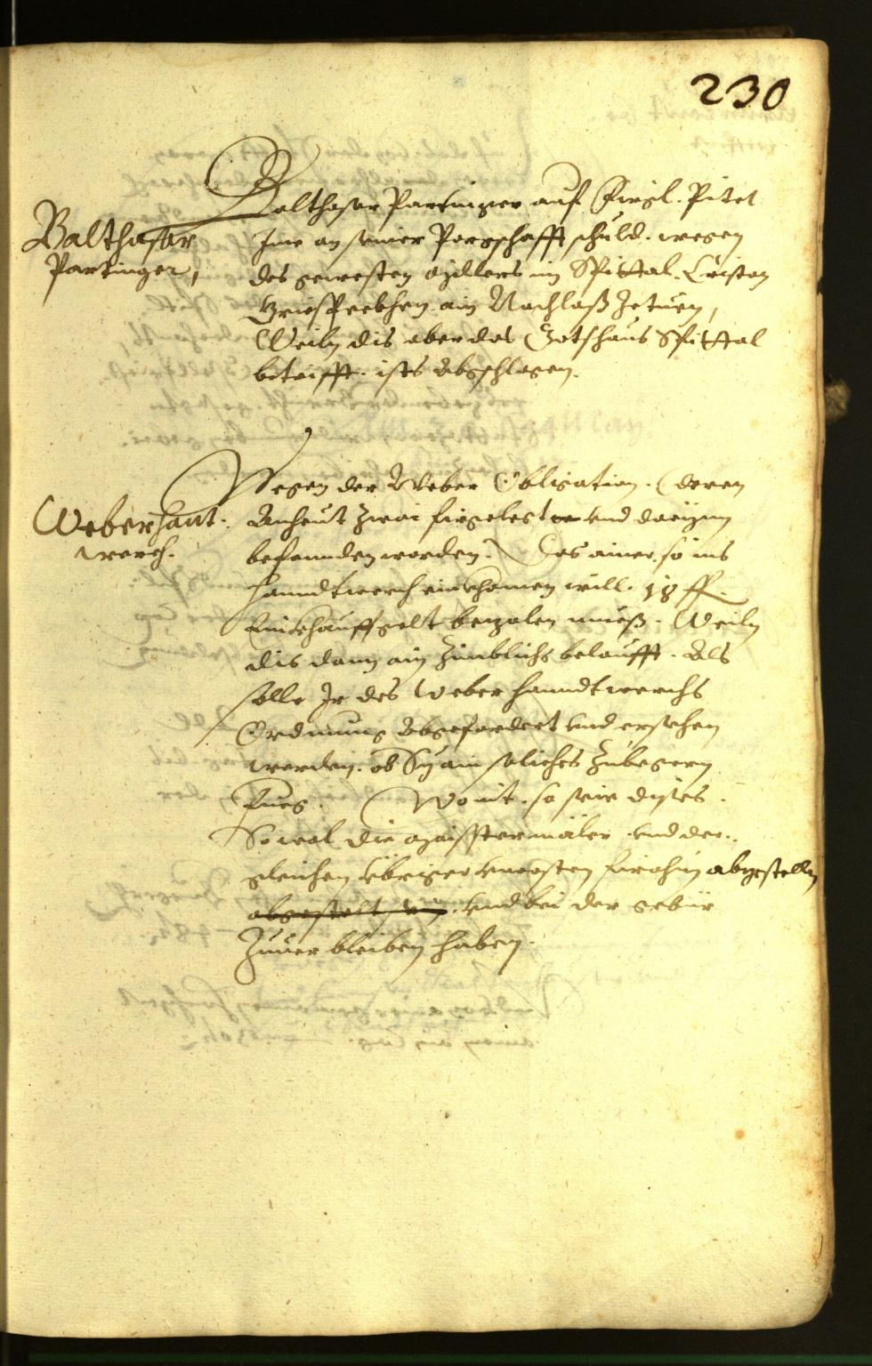 Stadtarchiv Bozen - BOhisto Ratsprotokoll 1617 