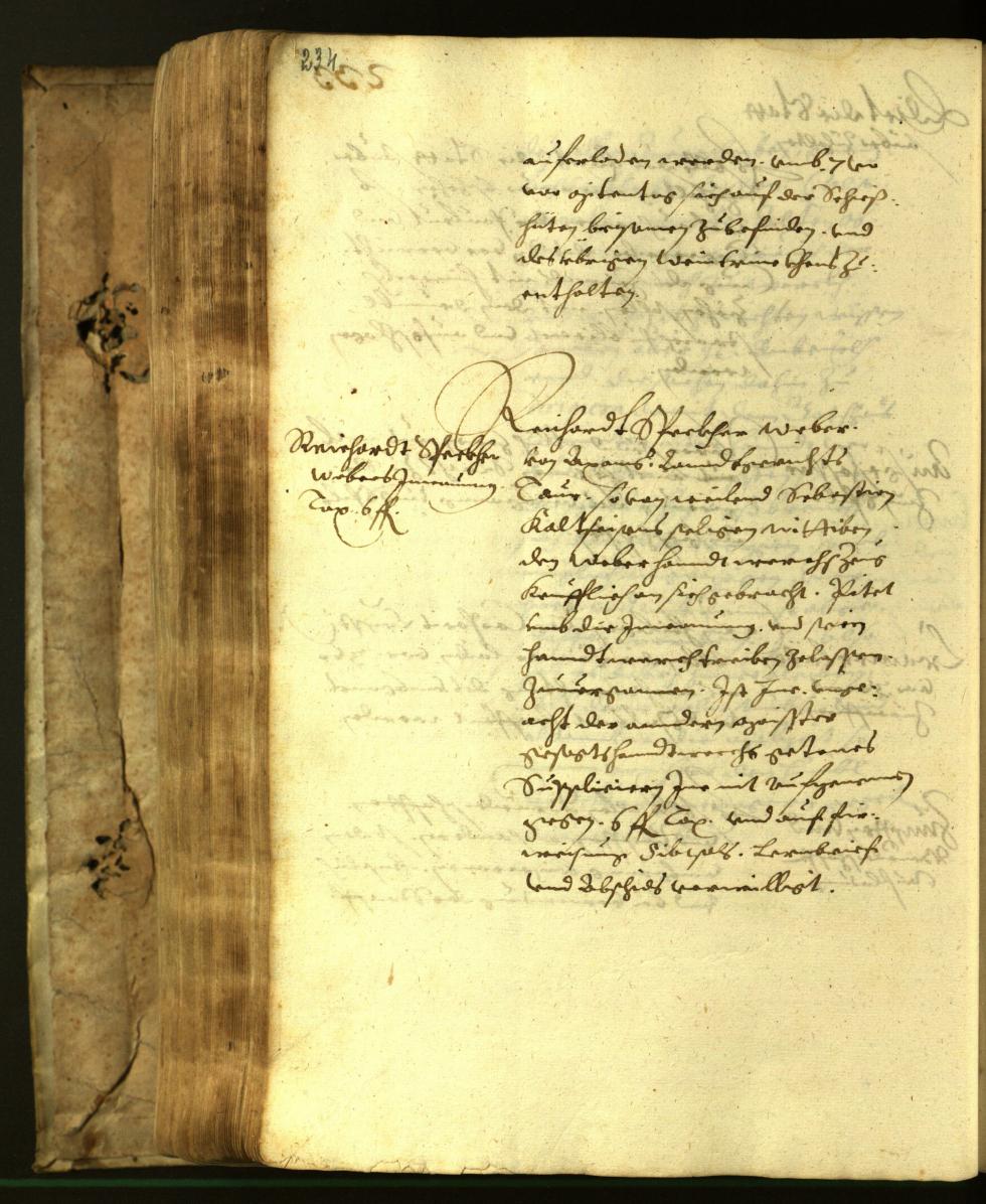 Stadtarchiv Bozen - BOhisto Ratsprotokoll 1617 