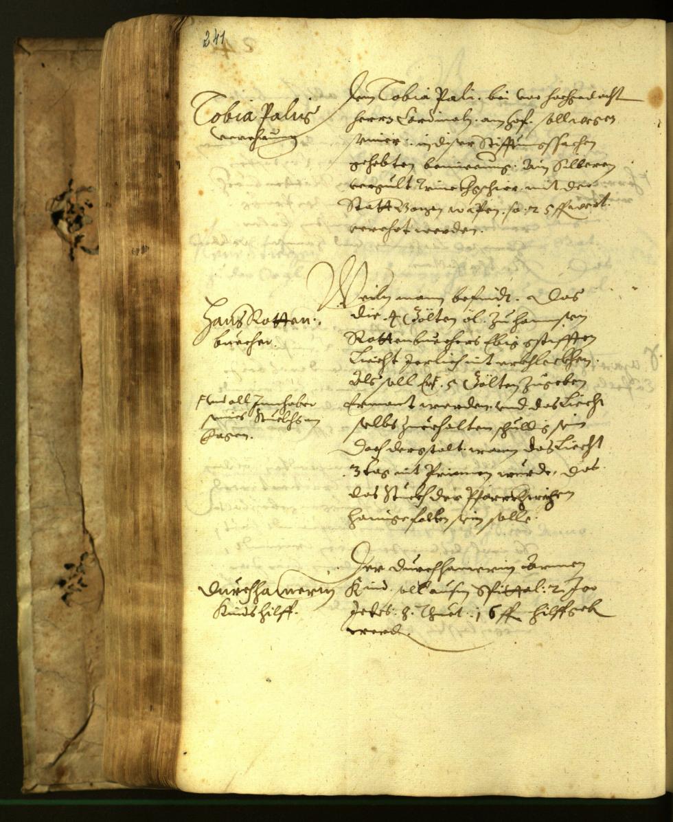 Stadtarchiv Bozen - BOhisto Ratsprotokoll 1617 