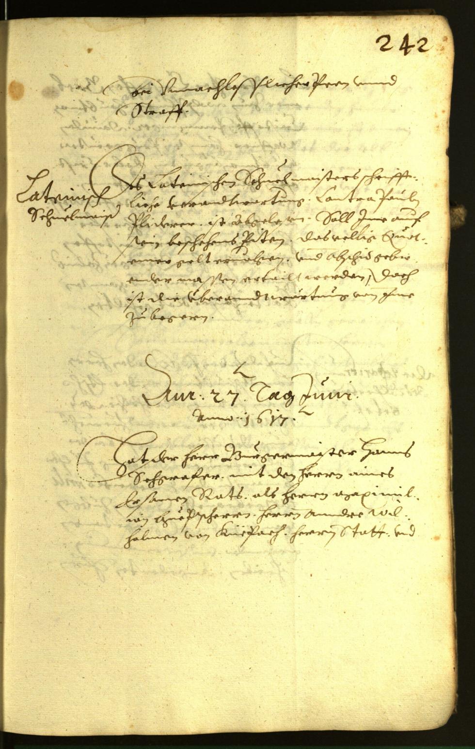 Civic Archives of Bozen-Bolzano - BOhisto Minutes of the council 1617 