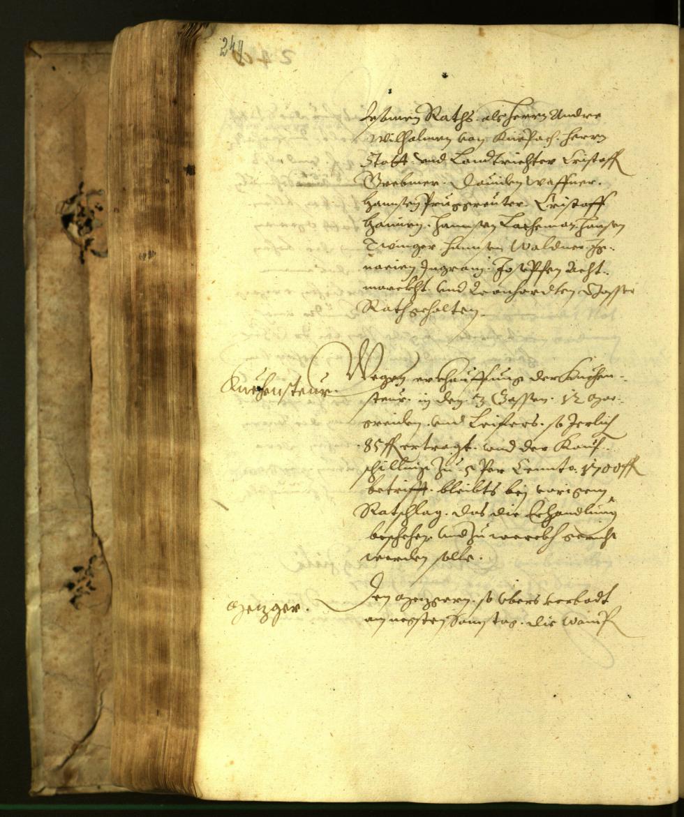 Civic Archives of Bozen-Bolzano - BOhisto Minutes of the council 1617 