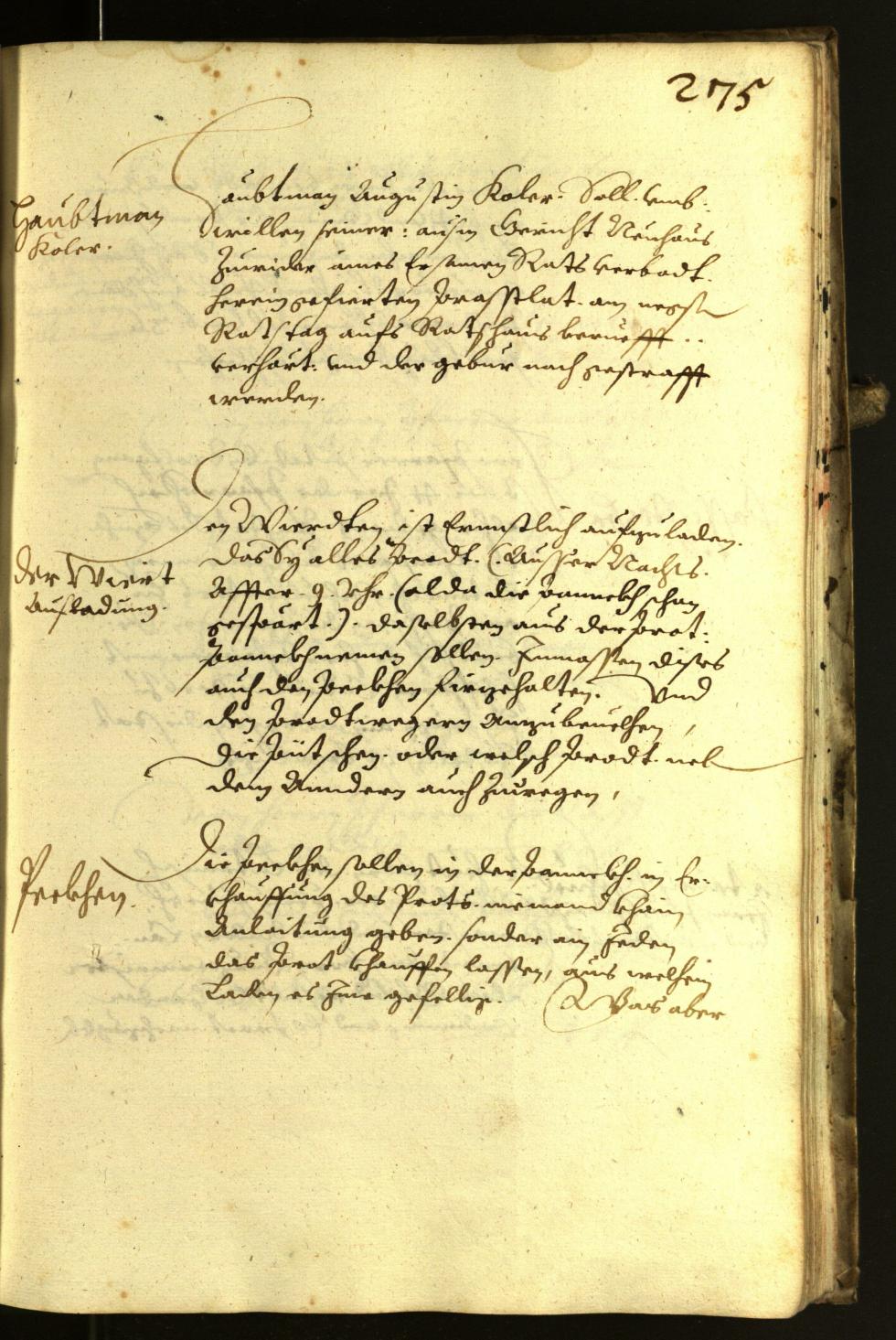 Civic Archives of Bozen-Bolzano - BOhisto Minutes of the council 1617 