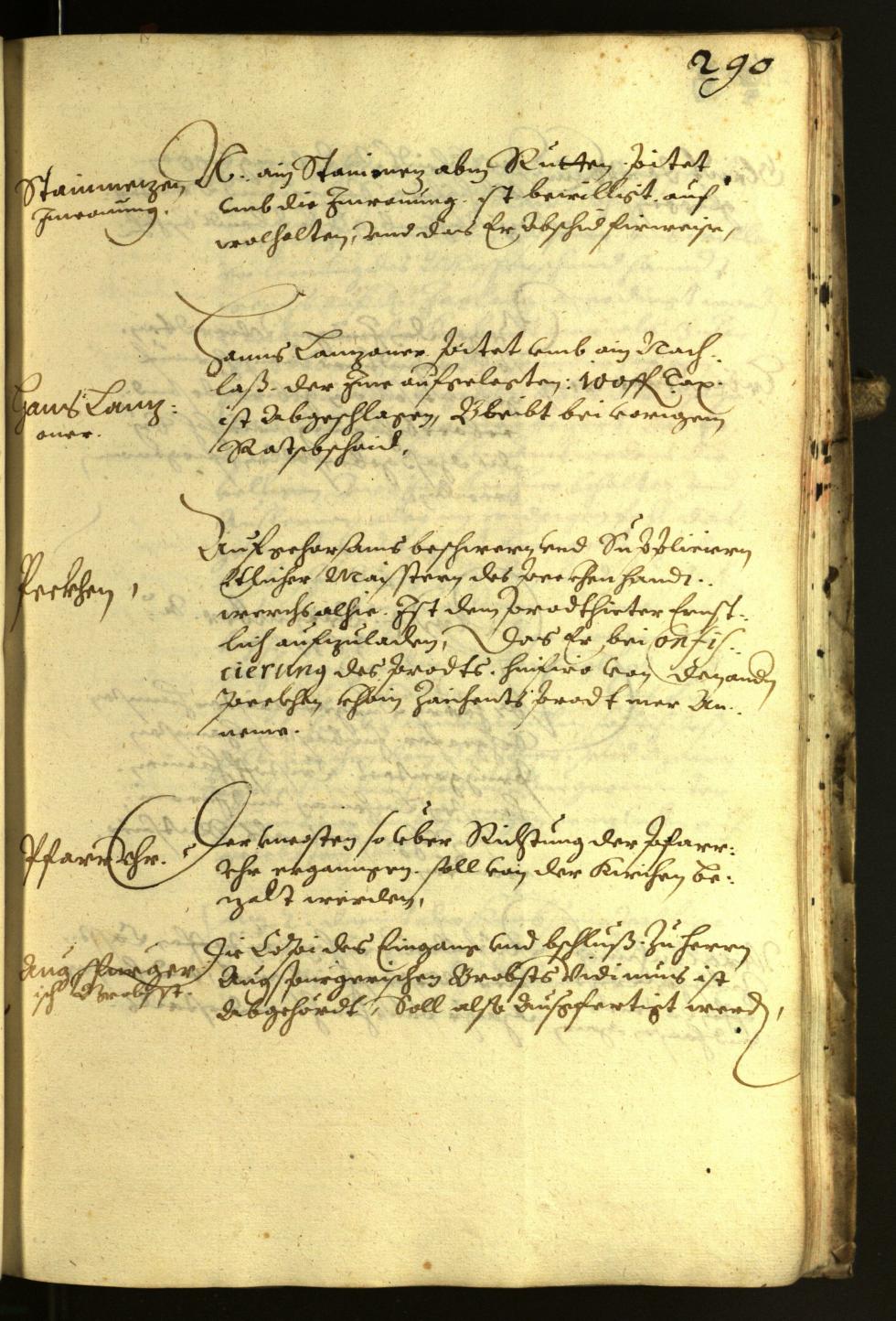 Stadtarchiv Bozen - BOhisto Ratsprotokoll 1617 