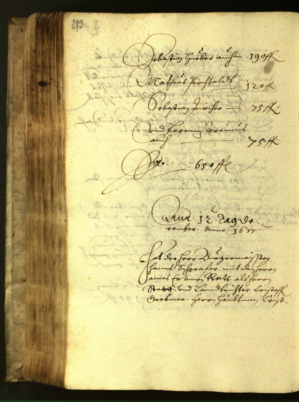 Stadtarchiv Bozen - BOhisto Ratsprotokoll 1617 