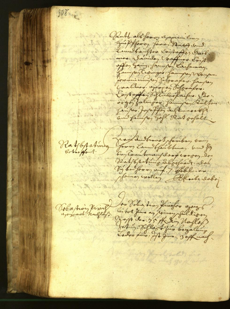 Stadtarchiv Bozen - BOhisto Ratsprotokoll 1617 