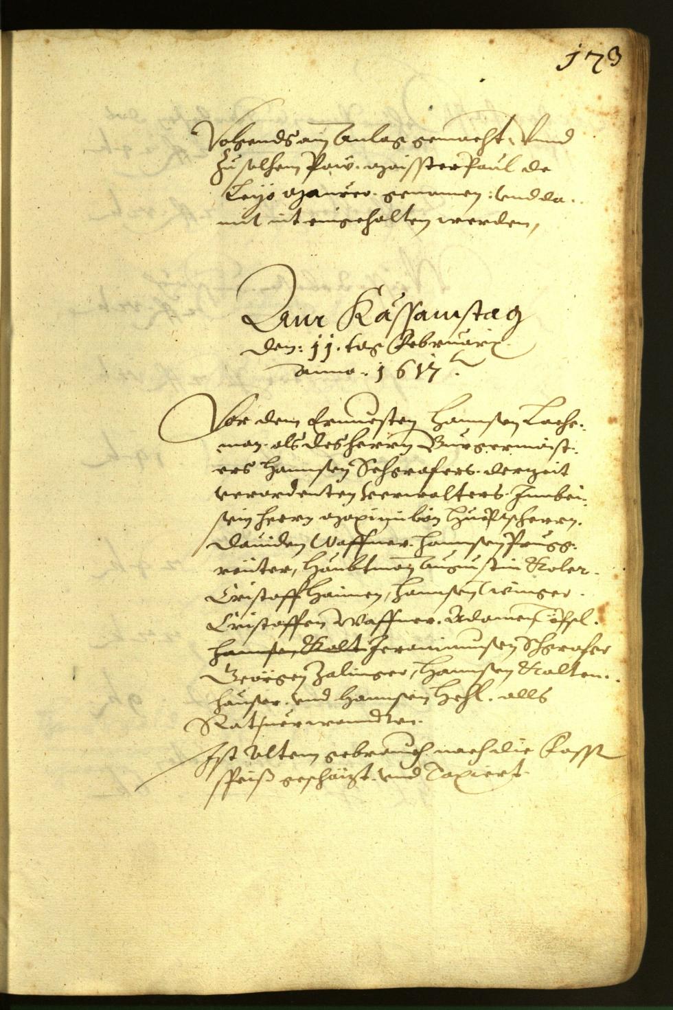 Civic Archives of Bozen-Bolzano - BOhisto Minutes of the council 1617 