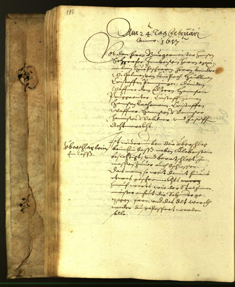 Stadtarchiv Bozen - BOhisto Ratsprotokoll 1617 