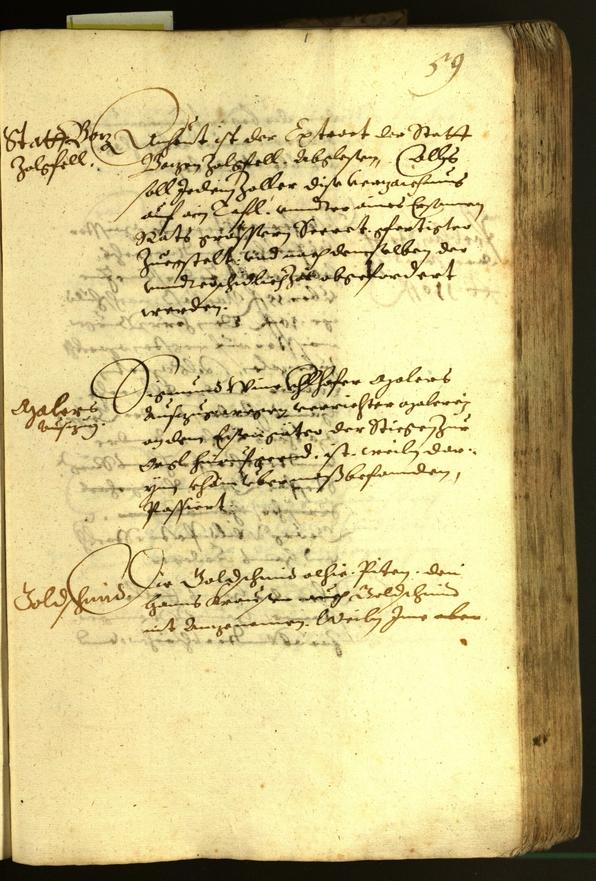 Stadtarchiv Bozen - BOhisto Ratsprotokoll 1618 