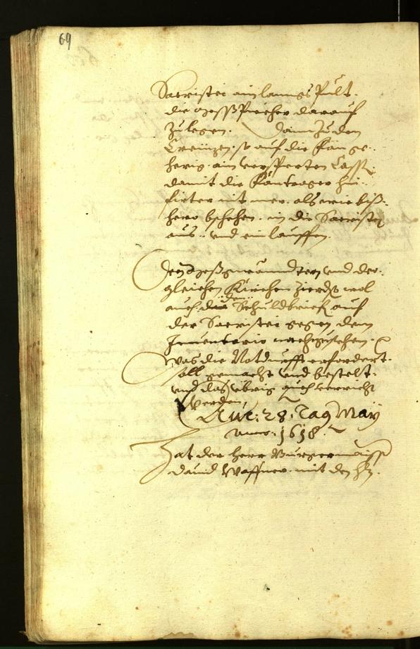 Stadtarchiv Bozen - BOhisto Ratsprotokoll 1618 