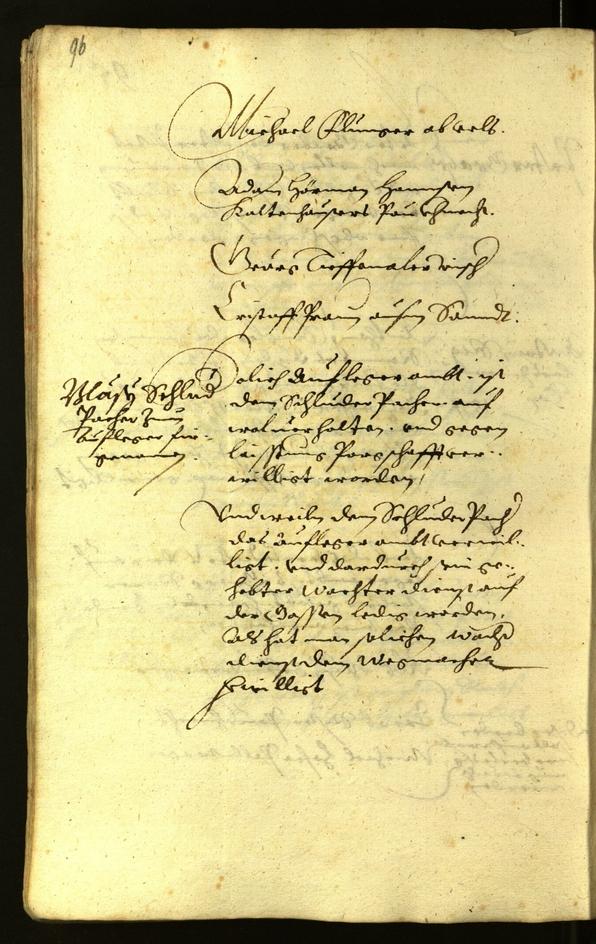 Stadtarchiv Bozen - BOhisto Ratsprotokoll 1618 