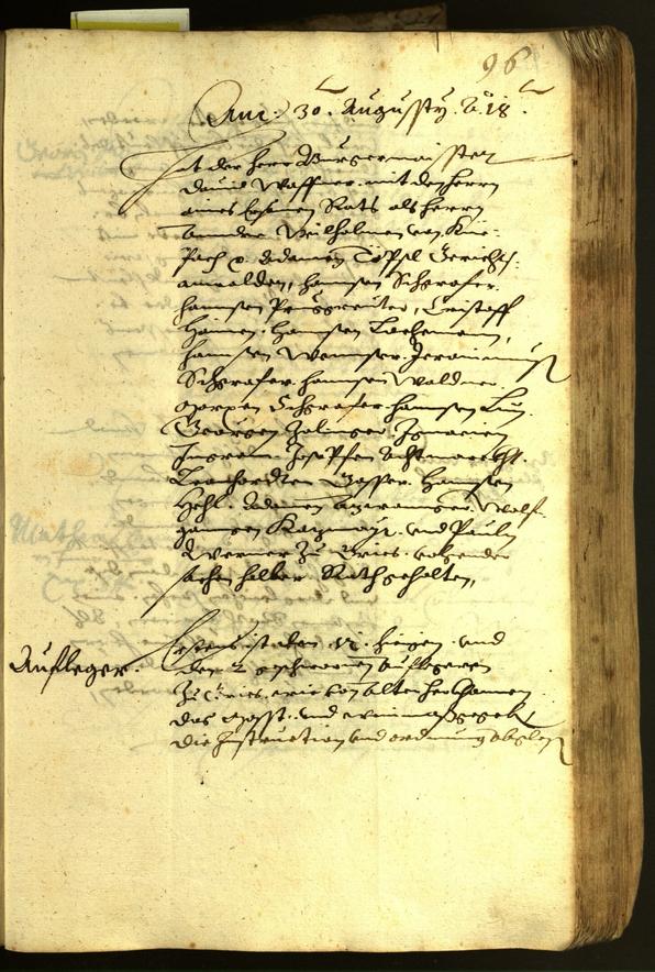 Civic Archives of Bozen-Bolzano - BOhisto Minutes of the council 1618 