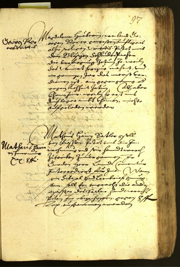 Stadtarchiv Bozen - BOhisto Ratsprotokoll 1618 