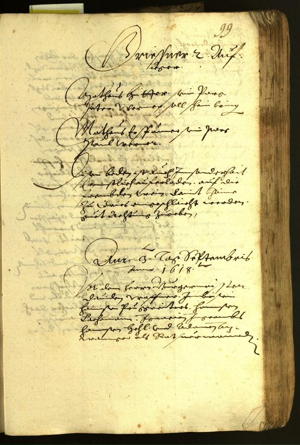 Civic Archives of Bozen-Bolzano - BOhisto Minutes of the council 1618 