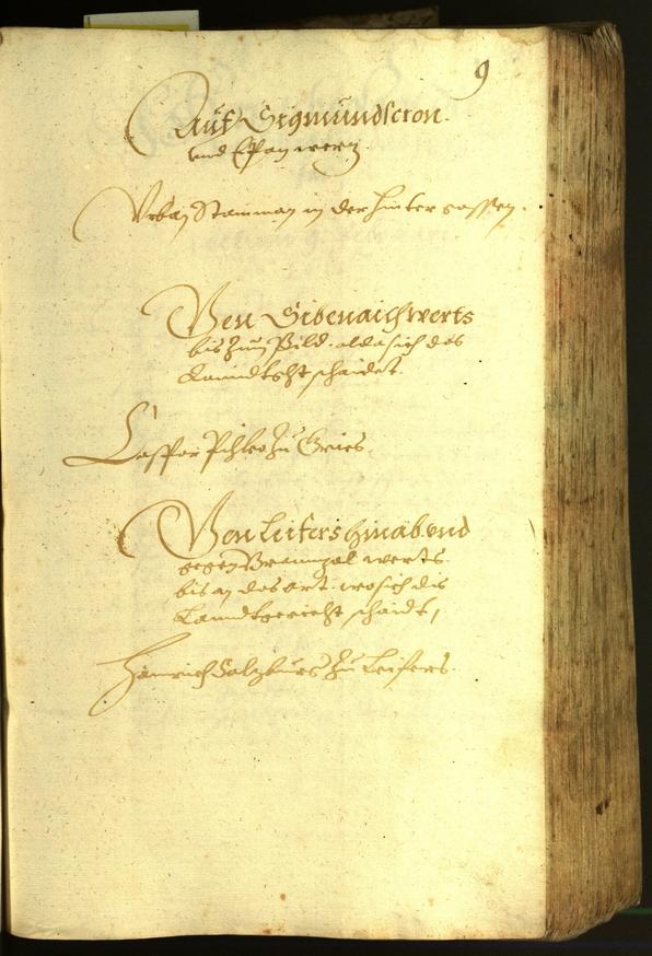 Stadtarchiv Bozen - BOhisto Ratsprotokoll 1618 