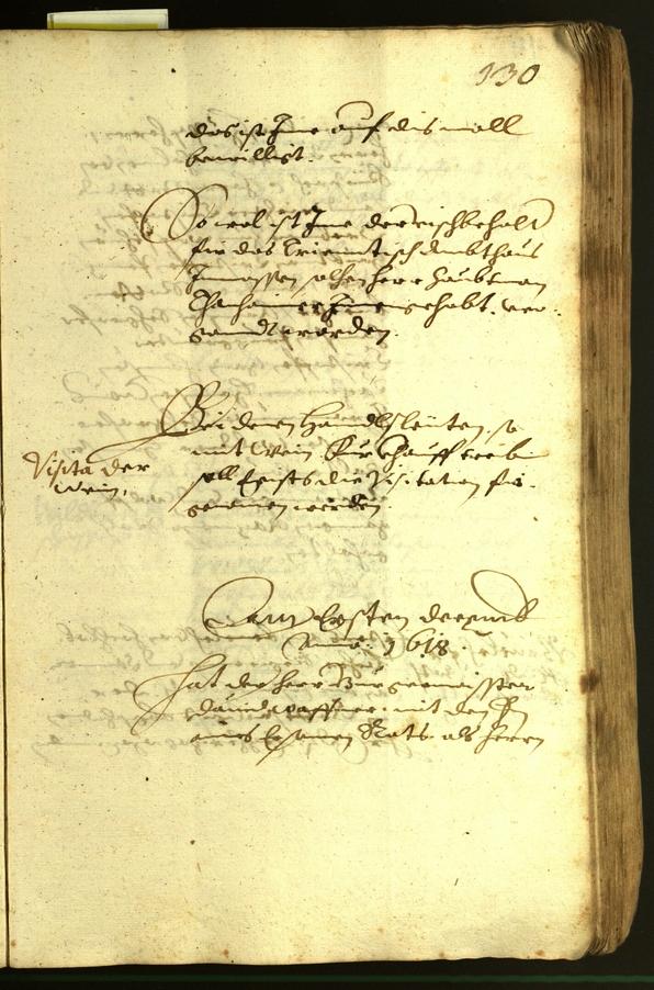 Stadtarchiv Bozen - BOhisto Ratsprotokoll 1618 