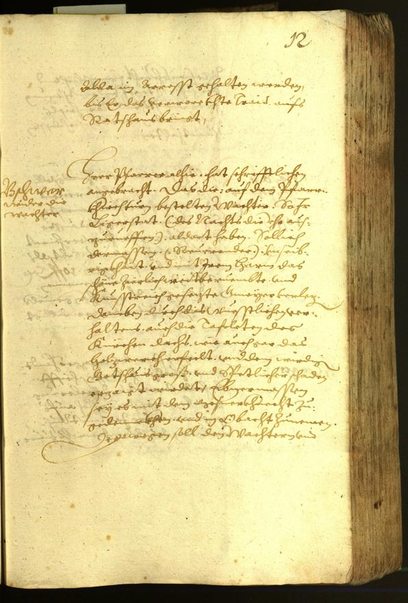 Stadtarchiv Bozen - BOhisto Ratsprotokoll 1618 