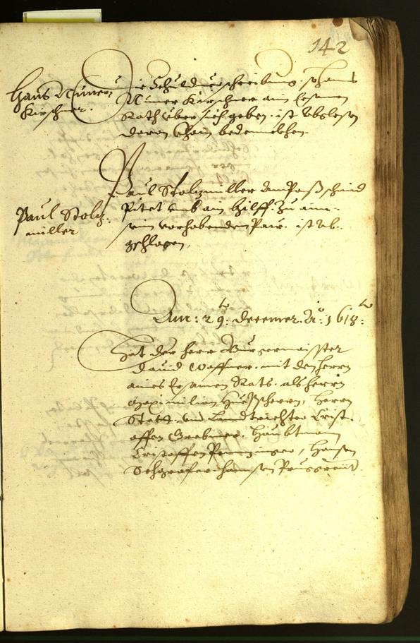 Civic Archives of Bozen-Bolzano - BOhisto Minutes of the council 1618 