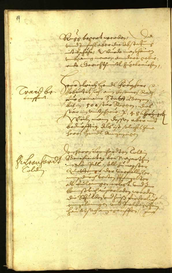 Stadtarchiv Bozen - BOhisto Ratsprotokoll 1618 