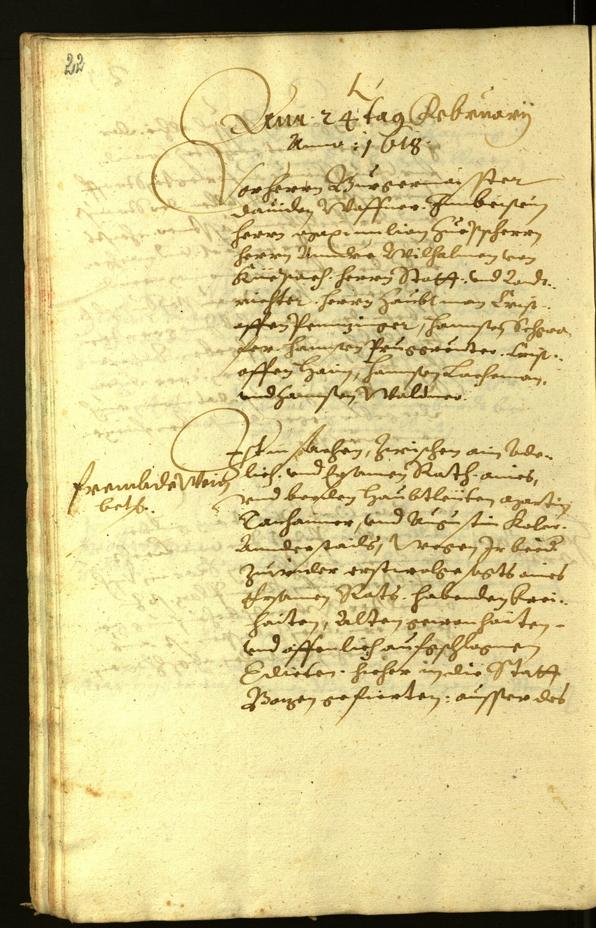 Civic Archives of Bozen-Bolzano - BOhisto Minutes of the council 1618 