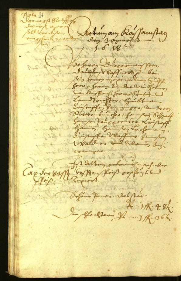 Civic Archives of Bozen-Bolzano - BOhisto Minutes of the council 1618 