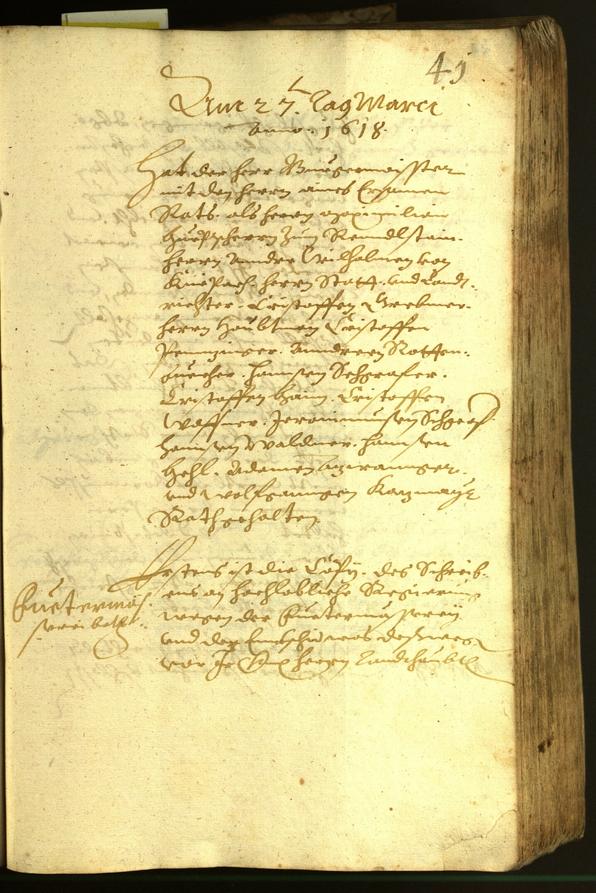 Civic Archives of Bozen-Bolzano - BOhisto Minutes of the council 1618 