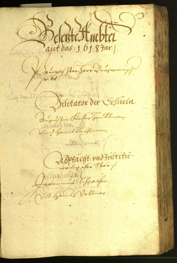 Stadtarchiv Bozen - BOhisto Ratsprotokoll 1618 