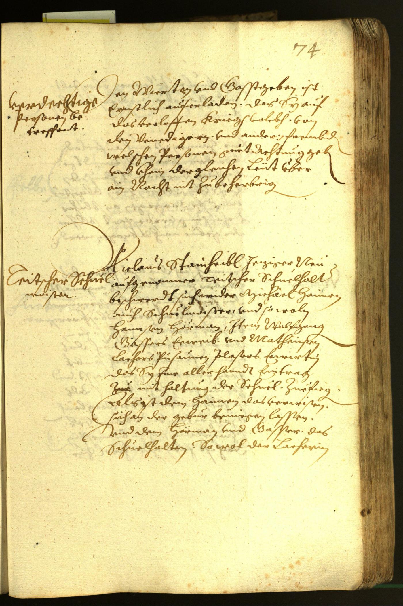 Stadtarchiv Bozen - BOhisto Ratsprotokoll 1618 