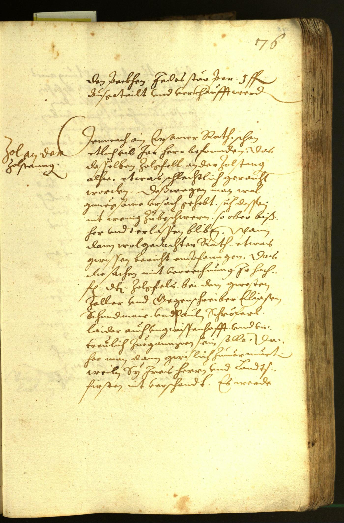 Stadtarchiv Bozen - BOhisto Ratsprotokoll 1618 