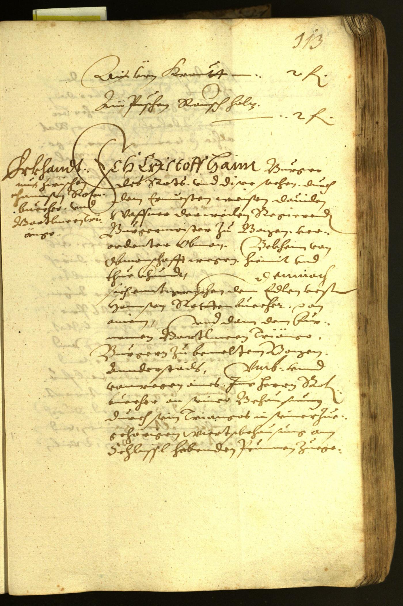 Stadtarchiv Bozen - BOhisto Ratsprotokoll 1618 