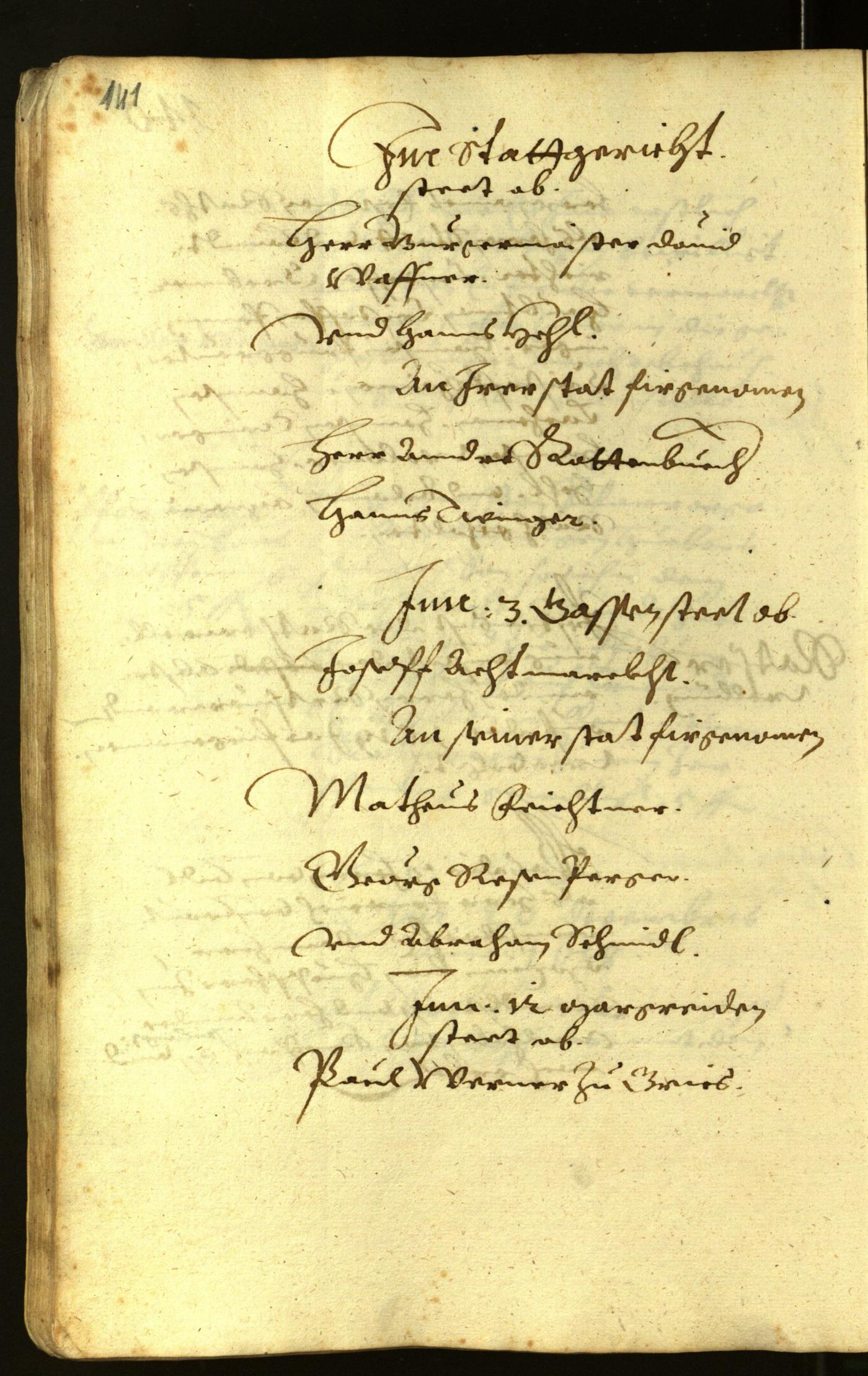 Stadtarchiv Bozen - BOhisto Ratsprotokoll 1618 