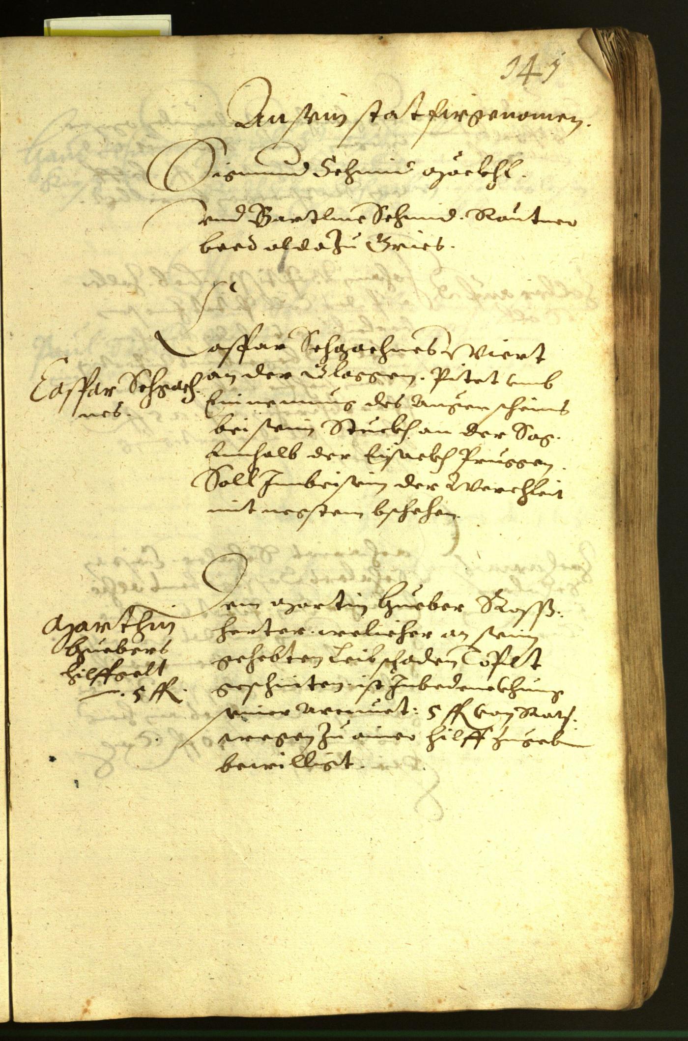 Stadtarchiv Bozen - BOhisto Ratsprotokoll 1618 