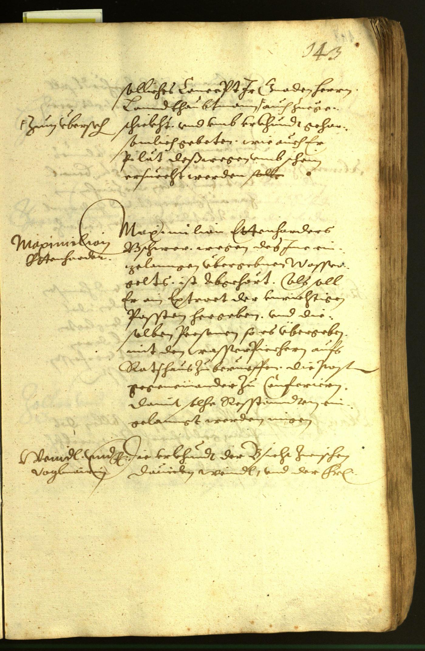 Stadtarchiv Bozen - BOhisto Ratsprotokoll 1618 